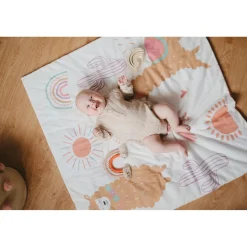Tinéo                    Tapis de Jeu Nomade Alpagas     Multicolore