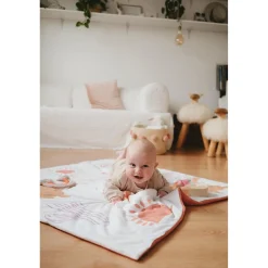 Tinéo                    Tapis de Jeu Nomade Alpagas     Multicolore