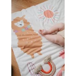 Tinéo                    Tapis de Jeu Nomade Alpagas     Multicolore