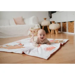 Tinéo                    Tapis de Jeu Nomade Alpagas     Multicolore