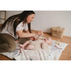 Tinéo                    Tapis de Jeu Nomade Dinosaurs     Multicolore