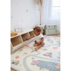 Tinéo Tapis de Jeu Xxl Reversible Multicolore