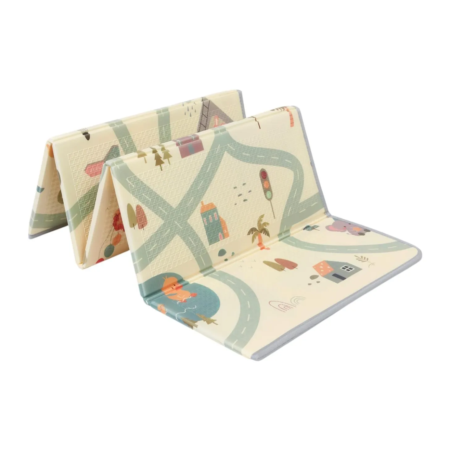 Tinéo Tapis de Jeu Xxl Reversible Multicolore