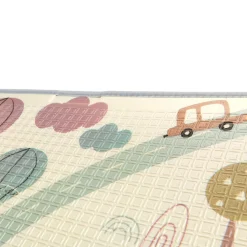 Tinéo Tapis de Jeu Xxl Reversible Multicolore