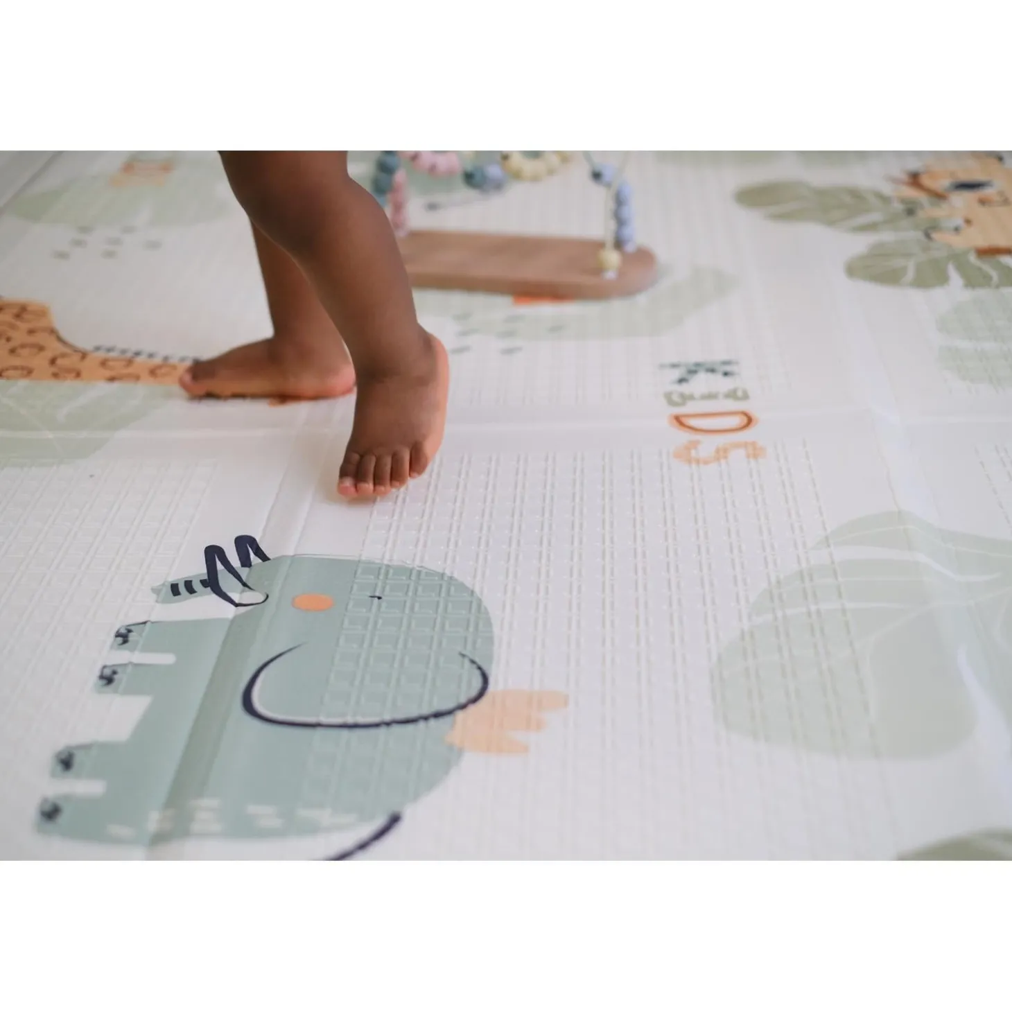Tinéo Tapis de Jeu Xxl Reversible Multicolore