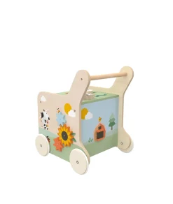 Tiny Love                    Chariot d'activité en bois    Farmers