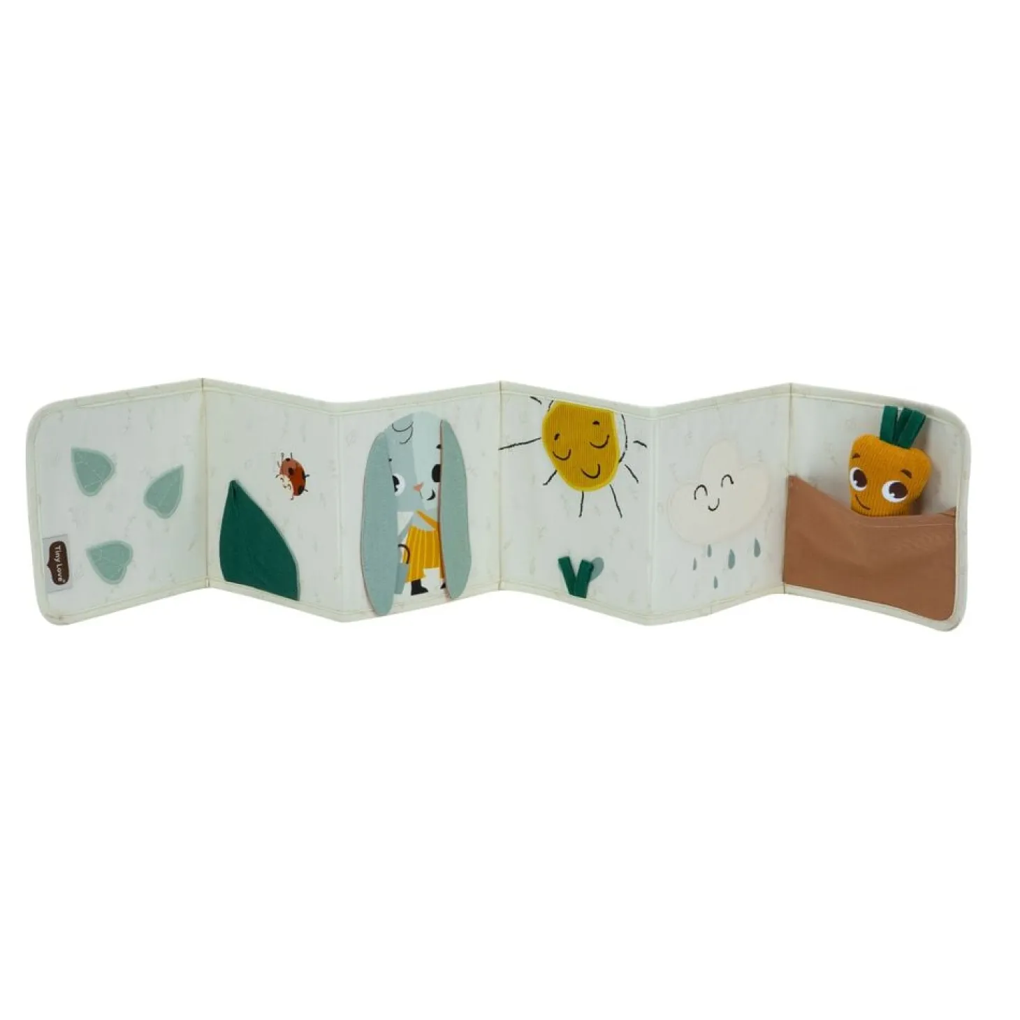 Tiny Love Livre double face Garden of Adventures Multicolore