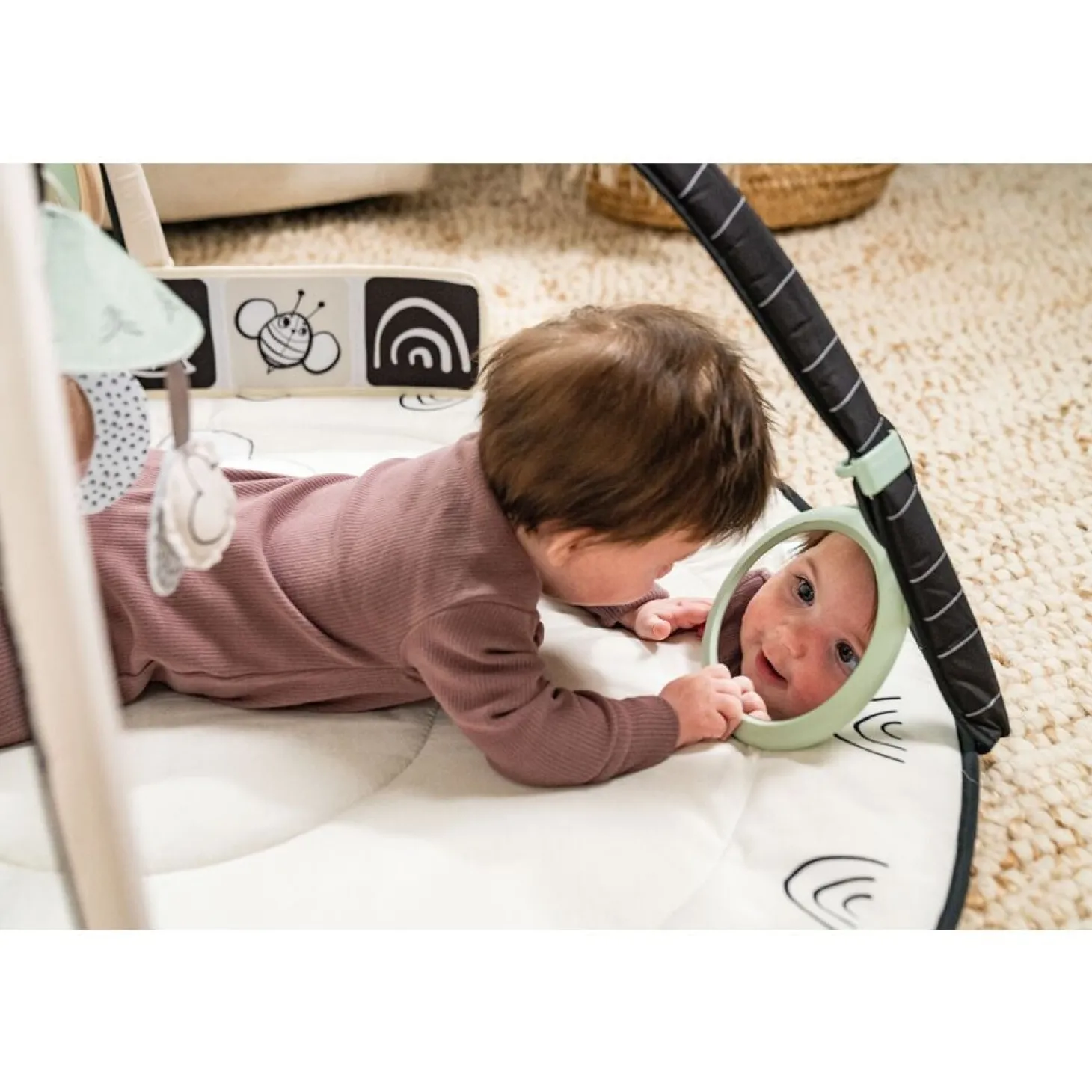 Tiny Love Tapis d'éveil Gymini Black & White
