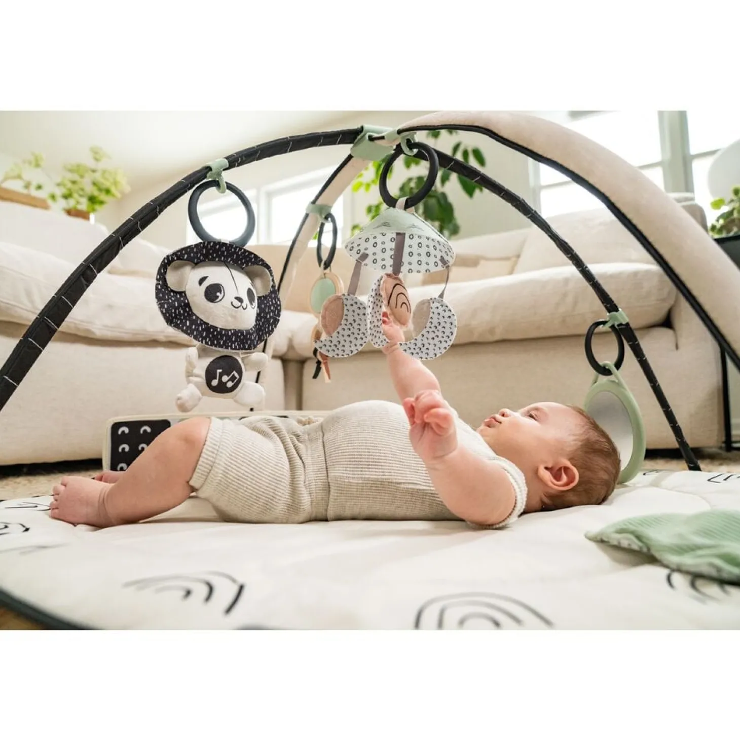 Tiny Love Tapis d'éveil Gymini Black & White