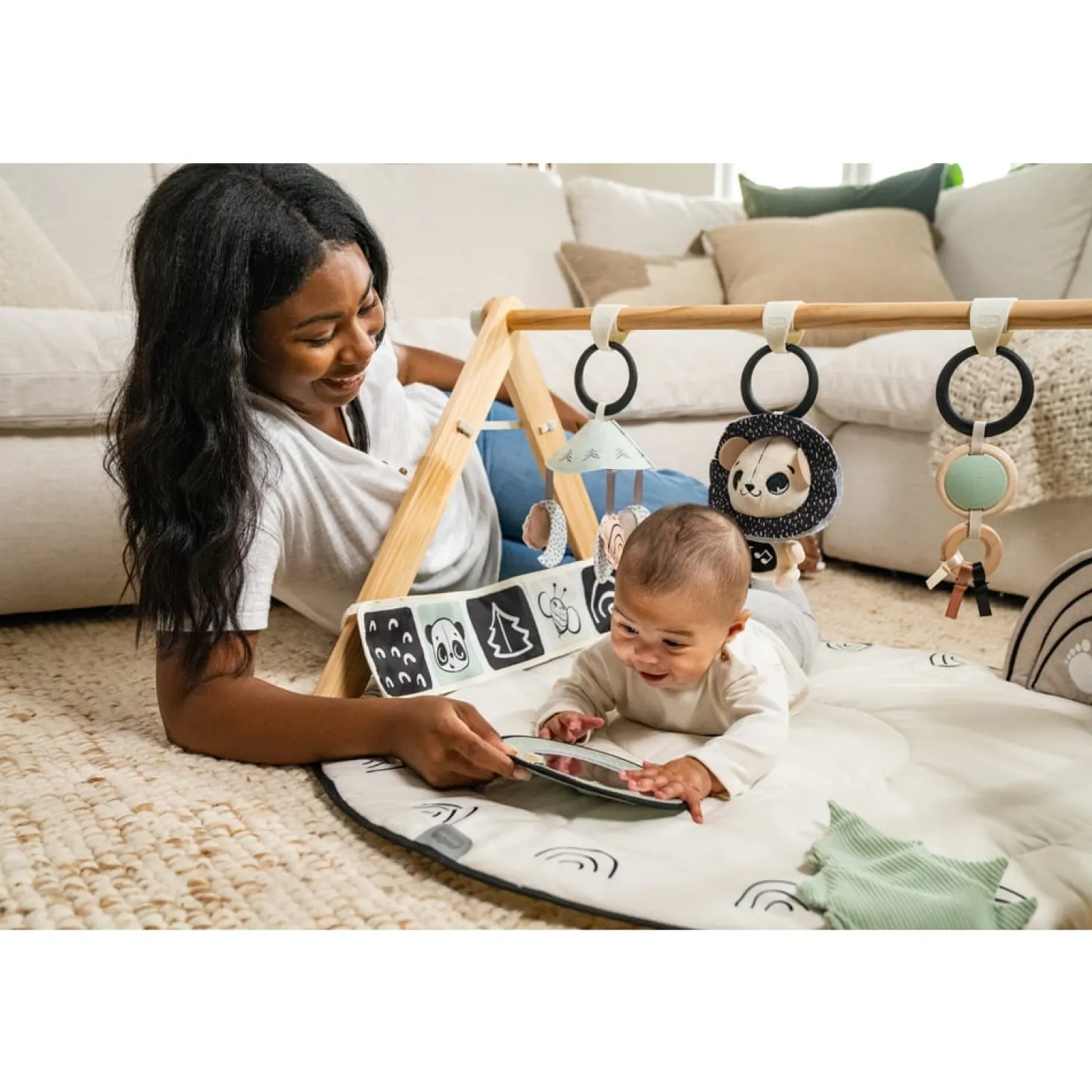 Tiny Love Tapis d'éveil Gymini luxe Black & White