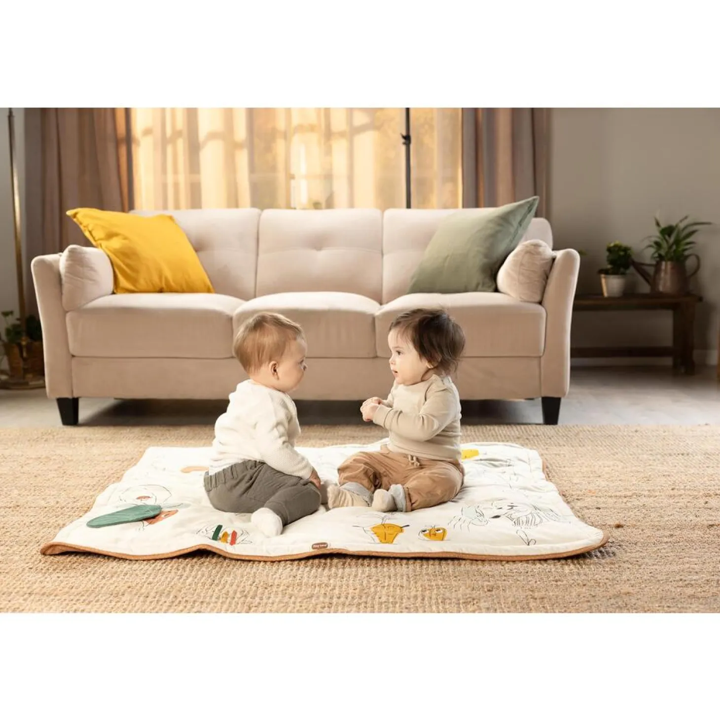 Tiny Love Tapis d'éveil Supermat Garden of adventures Multicolore