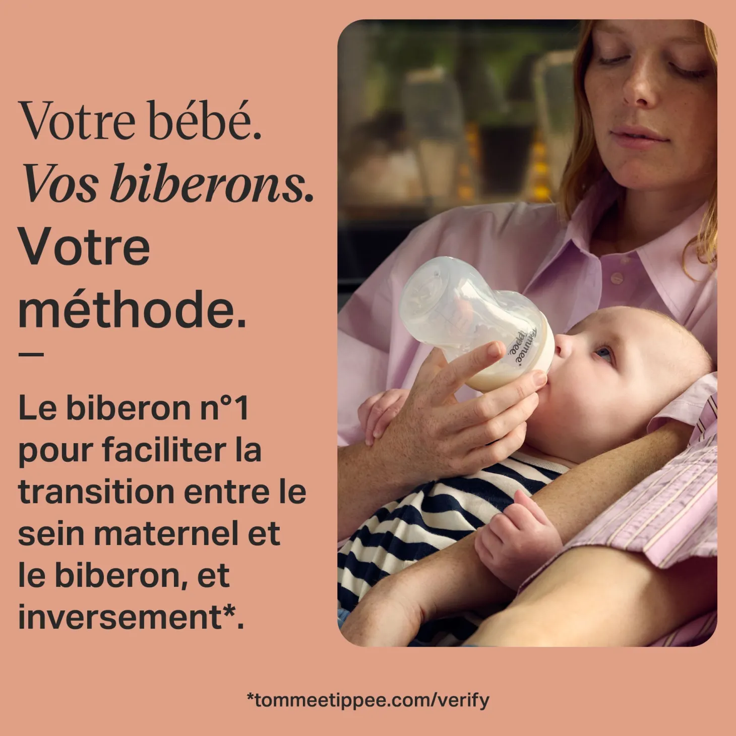 Tommee Tippee Biberon Anti-colique Natural Start Deco 2 Blanc 260 ml