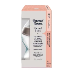 Tommee Tippee Biberon Anti-colique Natural Start Deco 1 Blanc 260 ml