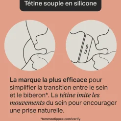 Tommee Tippee Biberon Anti-colique Natural Start Deco 1 Blanc 260 ml