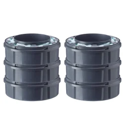 Tommee Tippee                    Lot de 6 Recharges pour Poubelle à couches Twist&Click    Gris