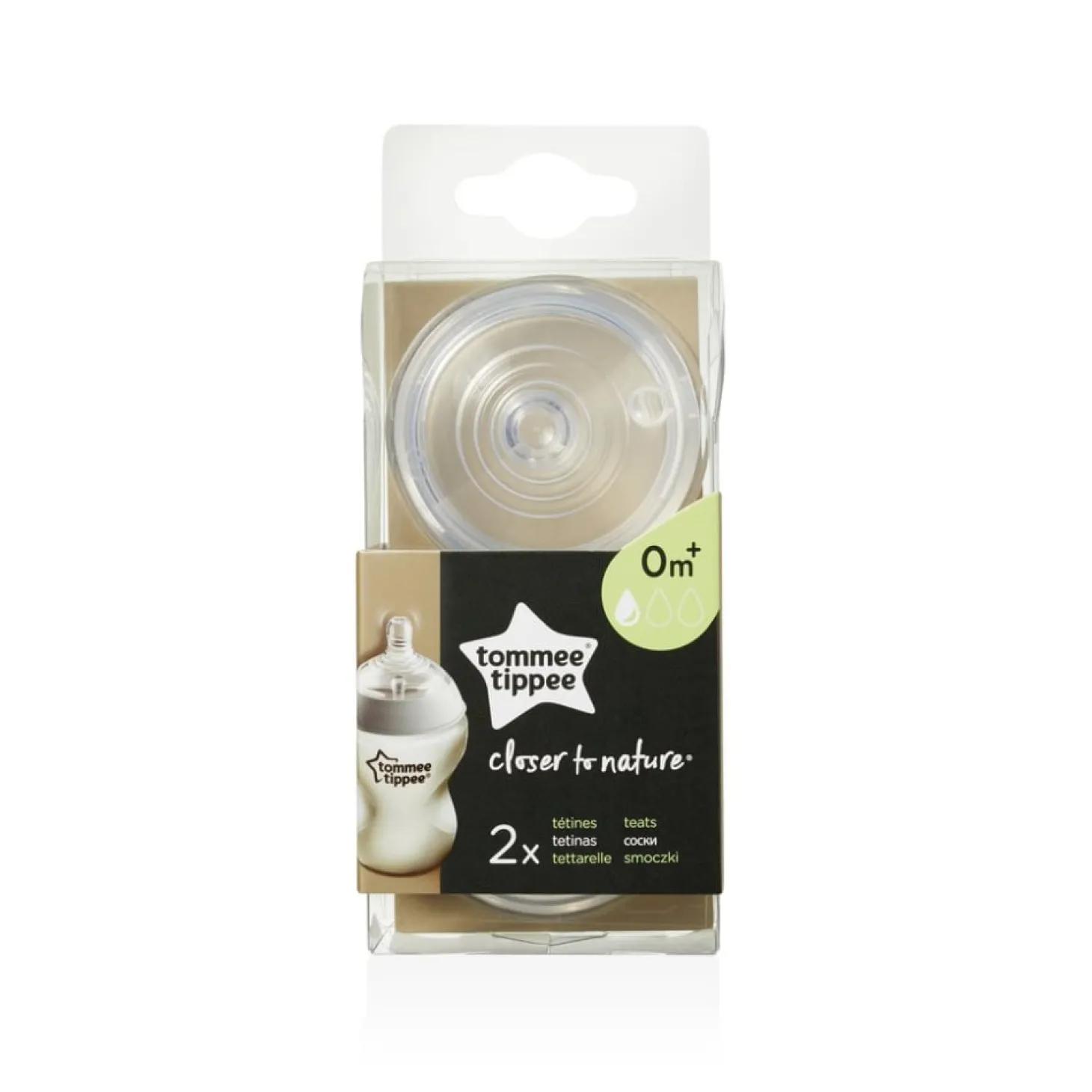 Tommee Tippee Lot de 2 tétines Natural Start