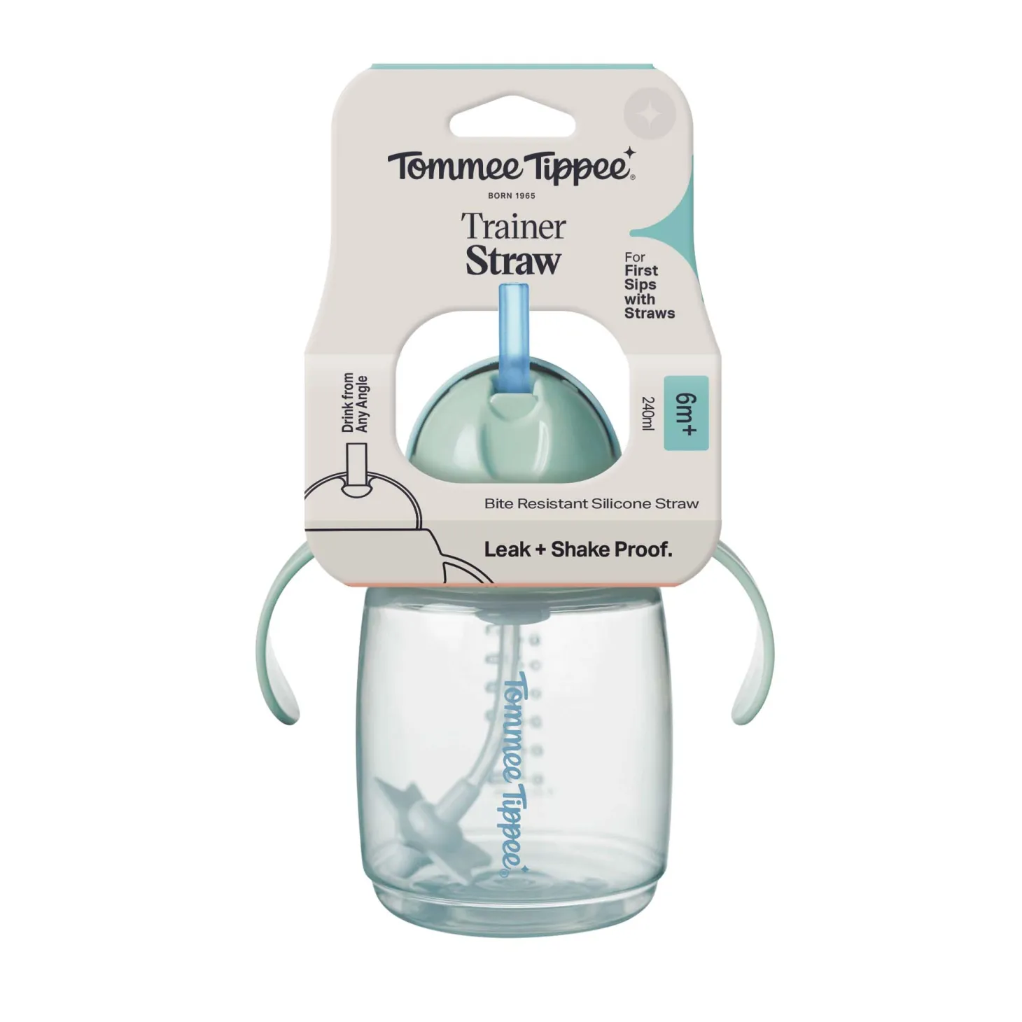Tommee Tippee Paille d'apprentissage Multicolore 240 ml