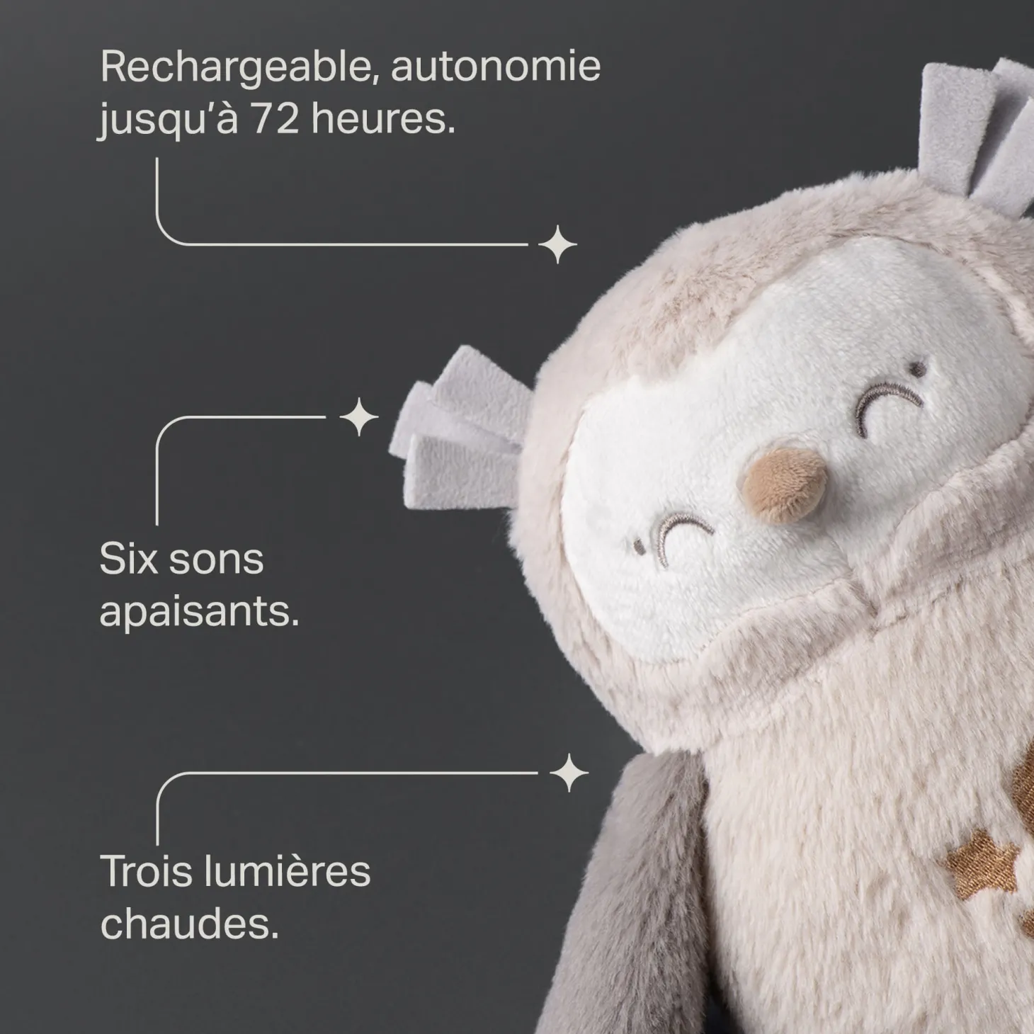 Tommee Tippee Peluche aide au sommeil Chouette