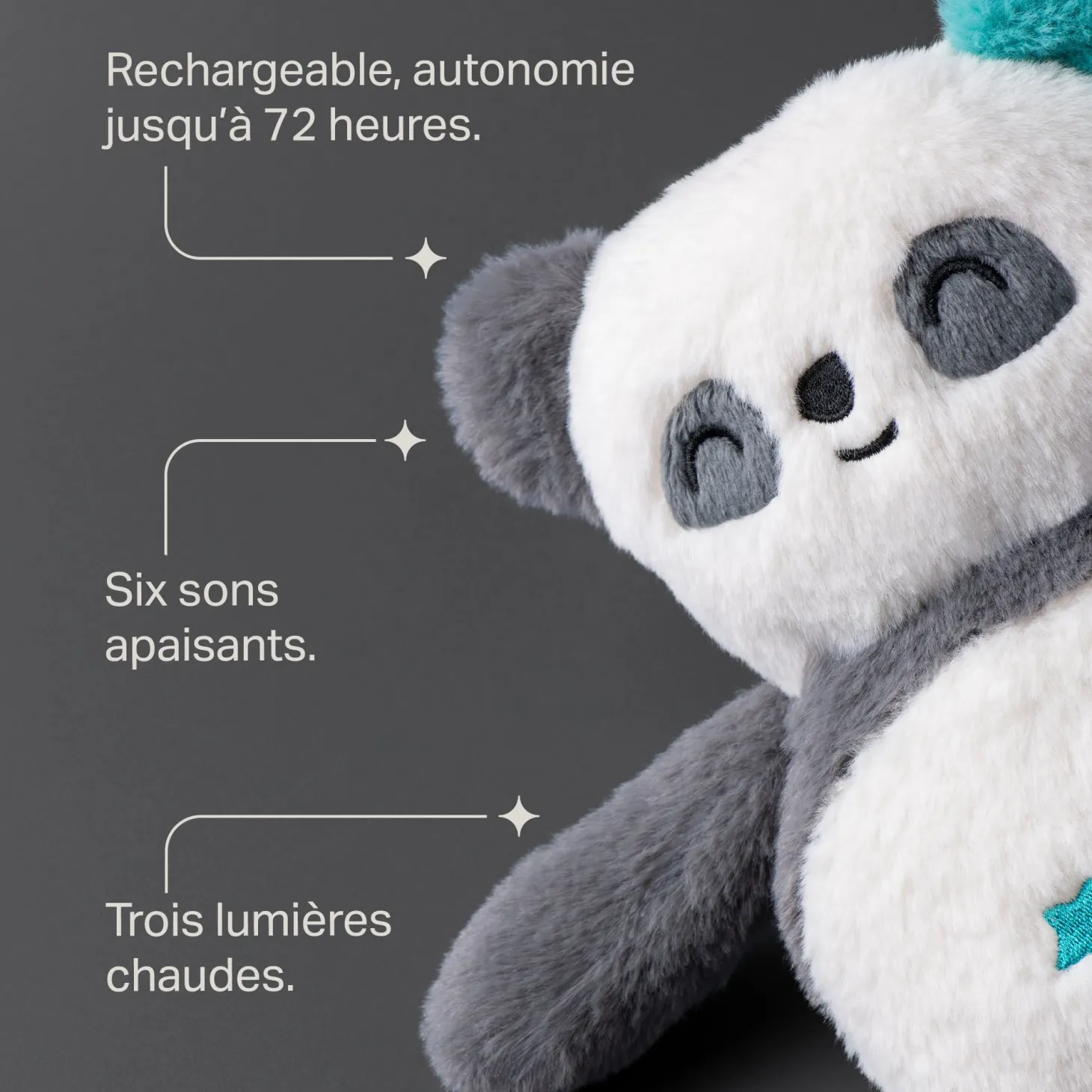 Tommee Tippee Peluche aide au sommeil Panda