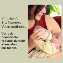 Tommee Tippee                    Petit coffret de naissance Natural Start Verre    Blanc