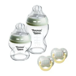 Tommee Tippee                    Petit coffret de naissance Natural Start Verre    Blanc