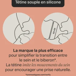 Tommee Tippee                    Petit coffret de naissance Natural Start Verre    Blanc