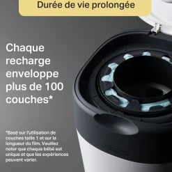 Tommee Tippee Poubelle à couches Twist & Click Vert