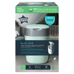 Tommee Tippee Poubelle à couches Twist & Click Vert