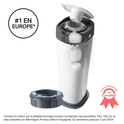 Tommee Tippee                    Poubelle à couches Twist & click XL FFP    blanc