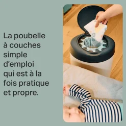 Tommee Tippee                    Poubelle à couches Simplee    Gris