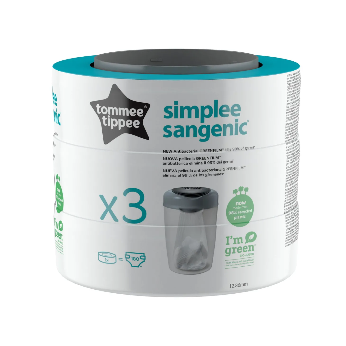 Tommee Tippee 3 Recharges Simplee
