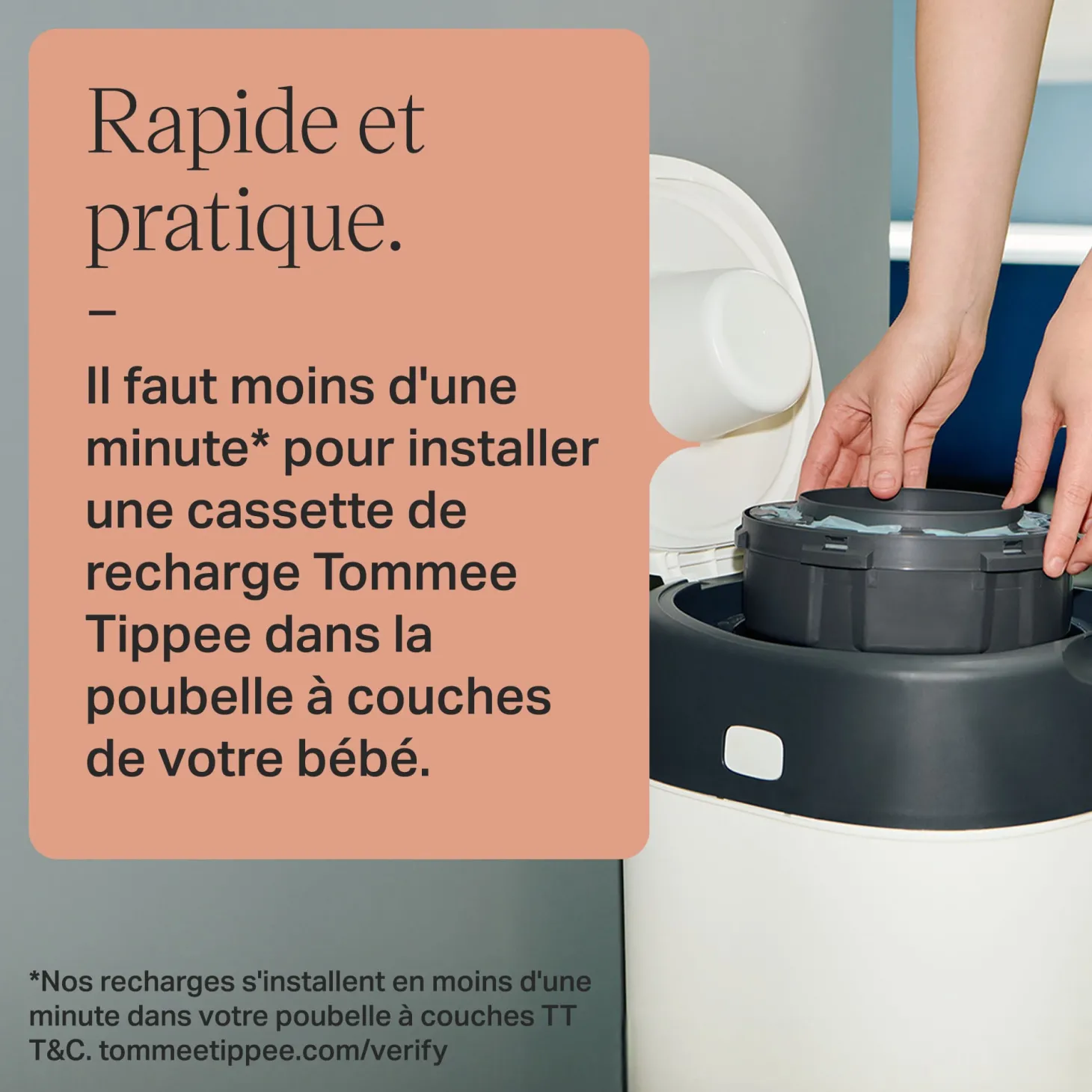 Tommee Tippee 3 recharges Twist & Click
