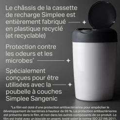 Tommee Tippee                    Sangenic Recharge Simplee x6