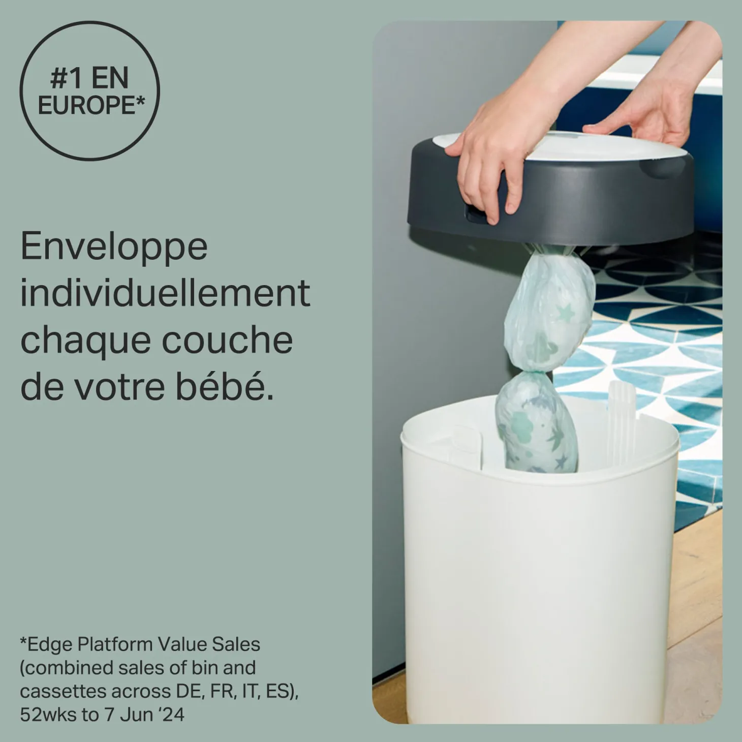 Tommee Tippee Starter pack Twist&click + 12 recharges