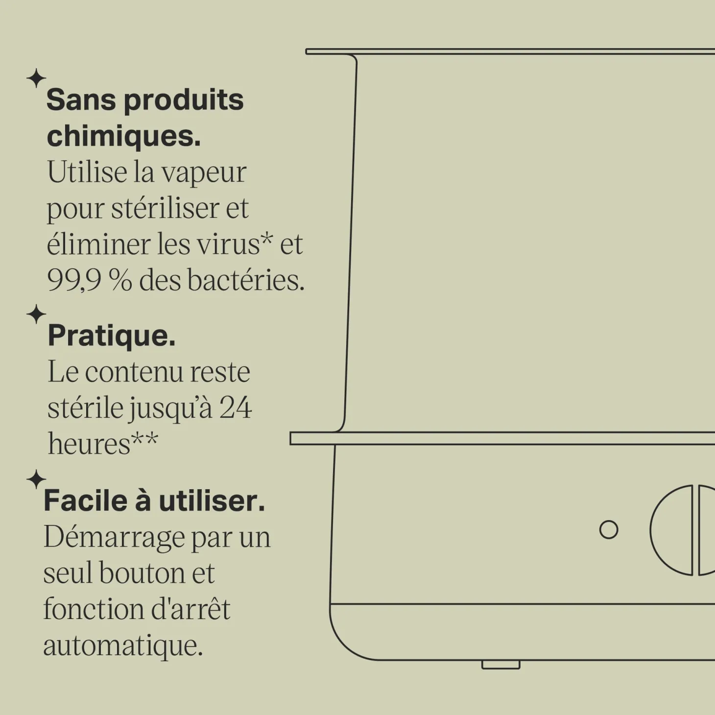 Tommee Tippee Stérilisateur électrique Blanc