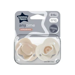 Tommee Tippee                    2 Sucettes Any time    0-6 mois
