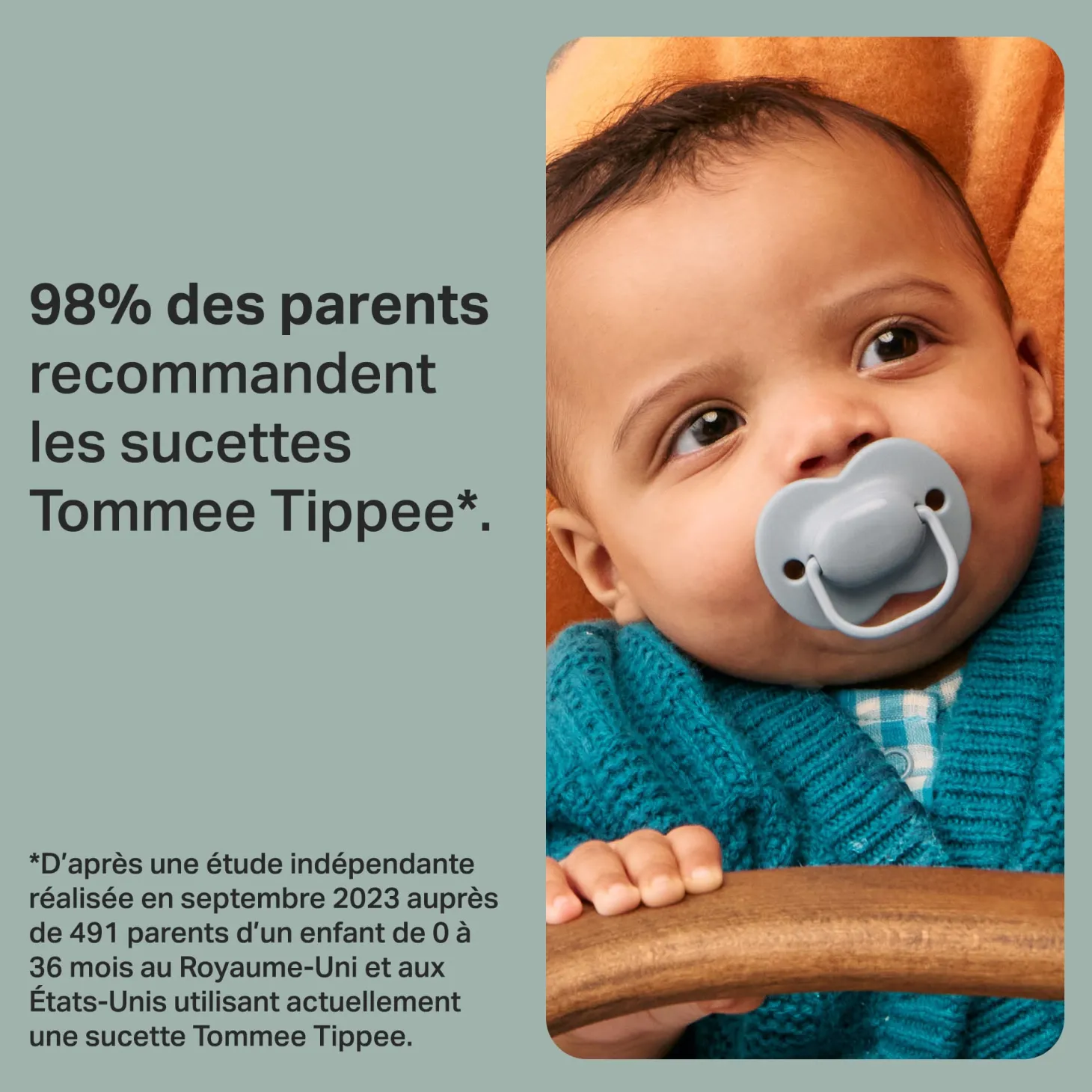Tommee Tippee 2 Sucettes Any time 0-6 mois