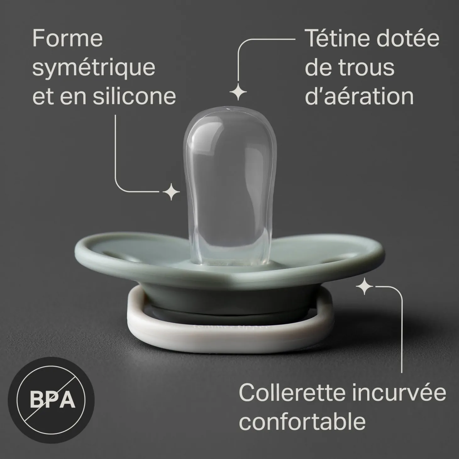 Tommee Tippee 2 sucettes Closer to Nature Classique Mixte 18-36 mois