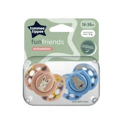 Tommee Tippee 2 sucettes Closer to Nature Fun mixte 18-36 mois