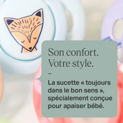 Tommee Tippee 2 sucettes Closer to Nature Fun mixte 18-36 mois