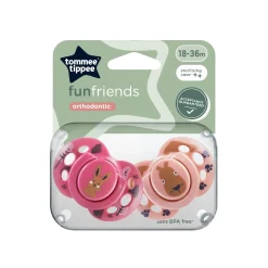 Tommee Tippee 2 sucettes Closer to Nature Fun mixte 18-36 mois