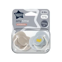 Tommee Tippee 2 sucettes Closer to Nature classique Mixte 6-18 mois
