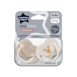 Tommee Tippee 2 sucettes Closer to Nature classique Mixte 6-18 mois