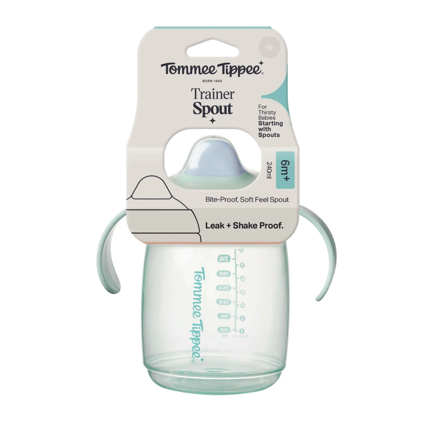 Tommee Tippee Tasse d’apprentissage à bec Vert 240 ml