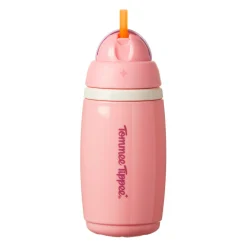 Tommee Tippee Tasse isotherme avec paille active Rose 266 ml