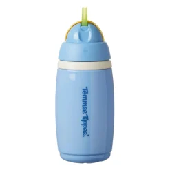 Tommee Tippee Tasse isotherme avec paille active Bleu 266 ml