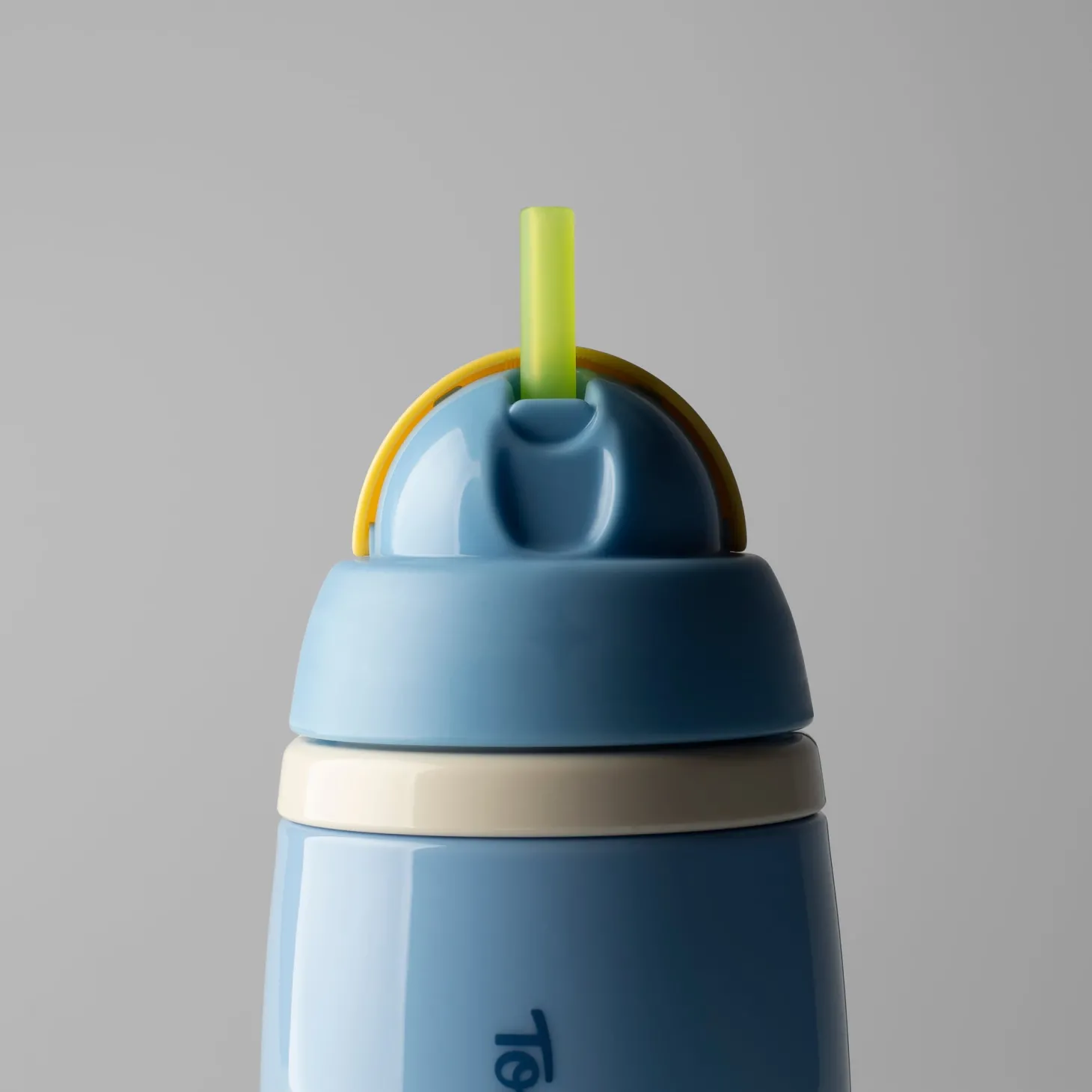 Tommee Tippee Tasse isotherme avec paille active Bleu 266 ml