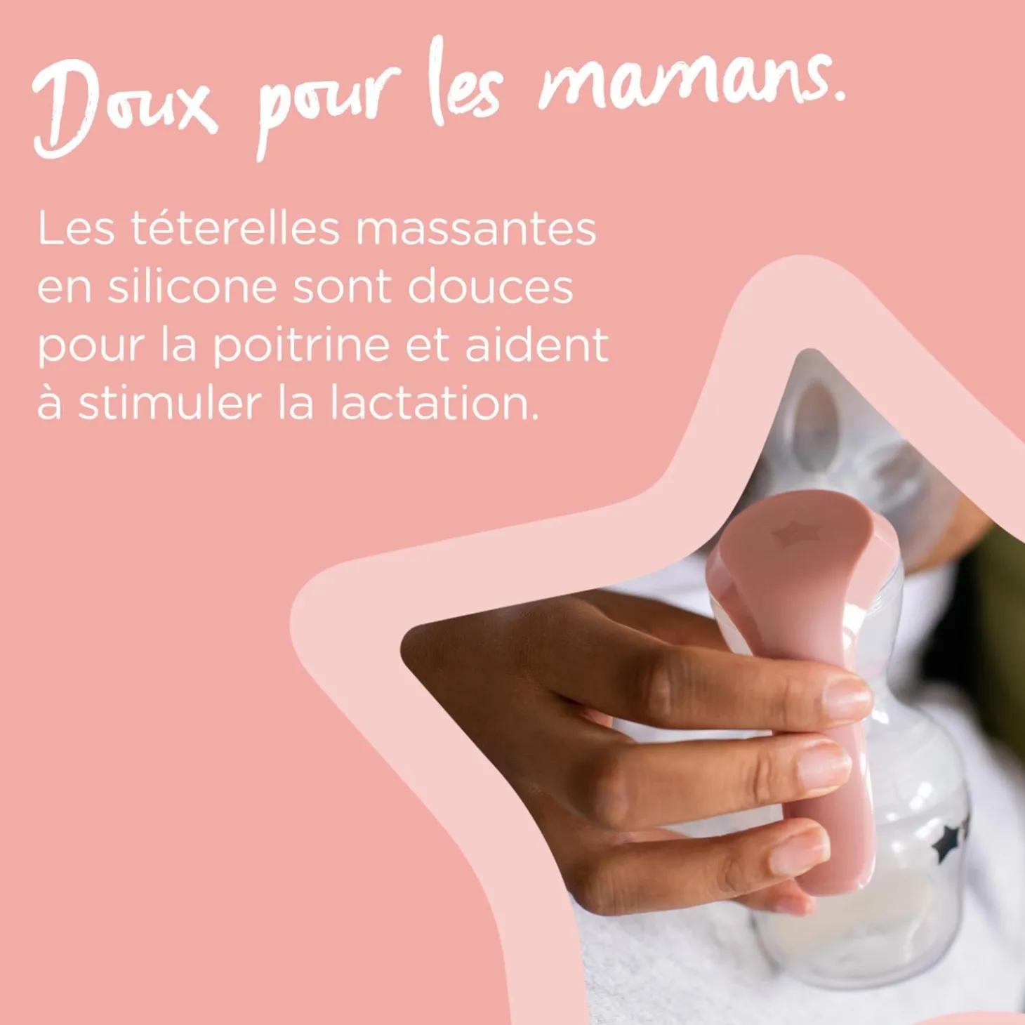 Tommee Tippee Tire-lait manuel Made for Me blanc