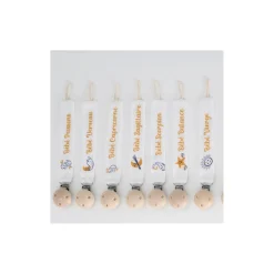 Tom&Mila Attache sucette Sagittaire Blanc/Bleu