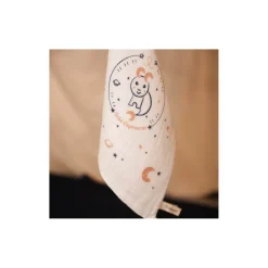 Tom&Mila                    Doudou Plat Astro Capricorne    Blanc/Bleu